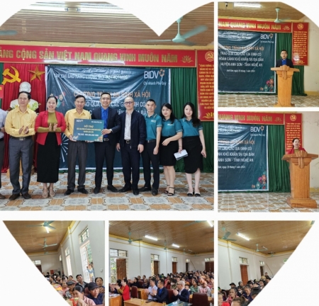 Tạp chí Năng lượng Mới phối hợp cùng BIDV tặng 200 suất quà cho người dân huyện Anh Sơn (Nghệ An)