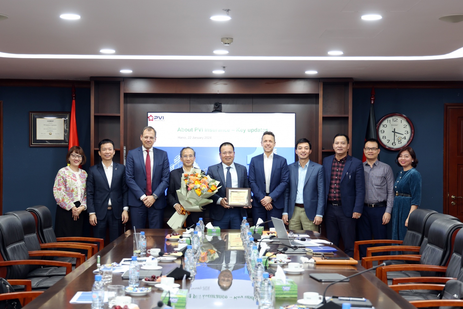 Phái đoàn quan chức cấp cao của Tập đoàn Talanx và HDI Global SE (CHLB Đức) đến thăm và làm việc tại PVI