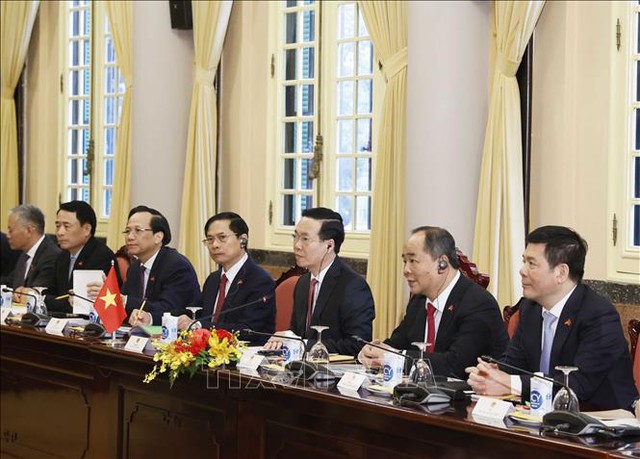 Chủ tịch nước Võ Văn Thưởng hội đàm  với Tổng thống Đức Frank-Walter Steinmeier