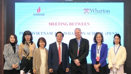 Petrovietnam thúc đẩy hợp tác với trường Wharton, Đại học Pennsylvania, Hoa Kỳ