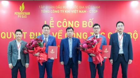 PV GAS trao quyết định bổ nhiệm hai Phó Tổng Giám đốc mới
