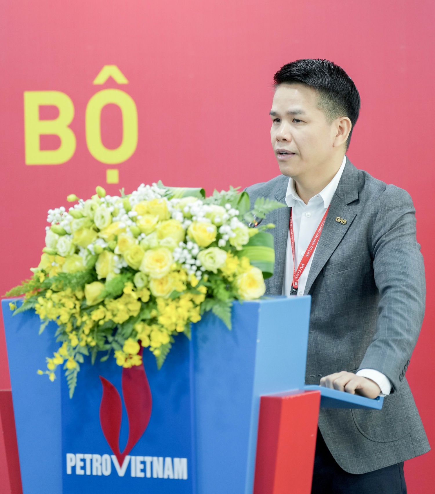 Tổng Giám đốc PV GAS Phạm Văn Phong phát biểu