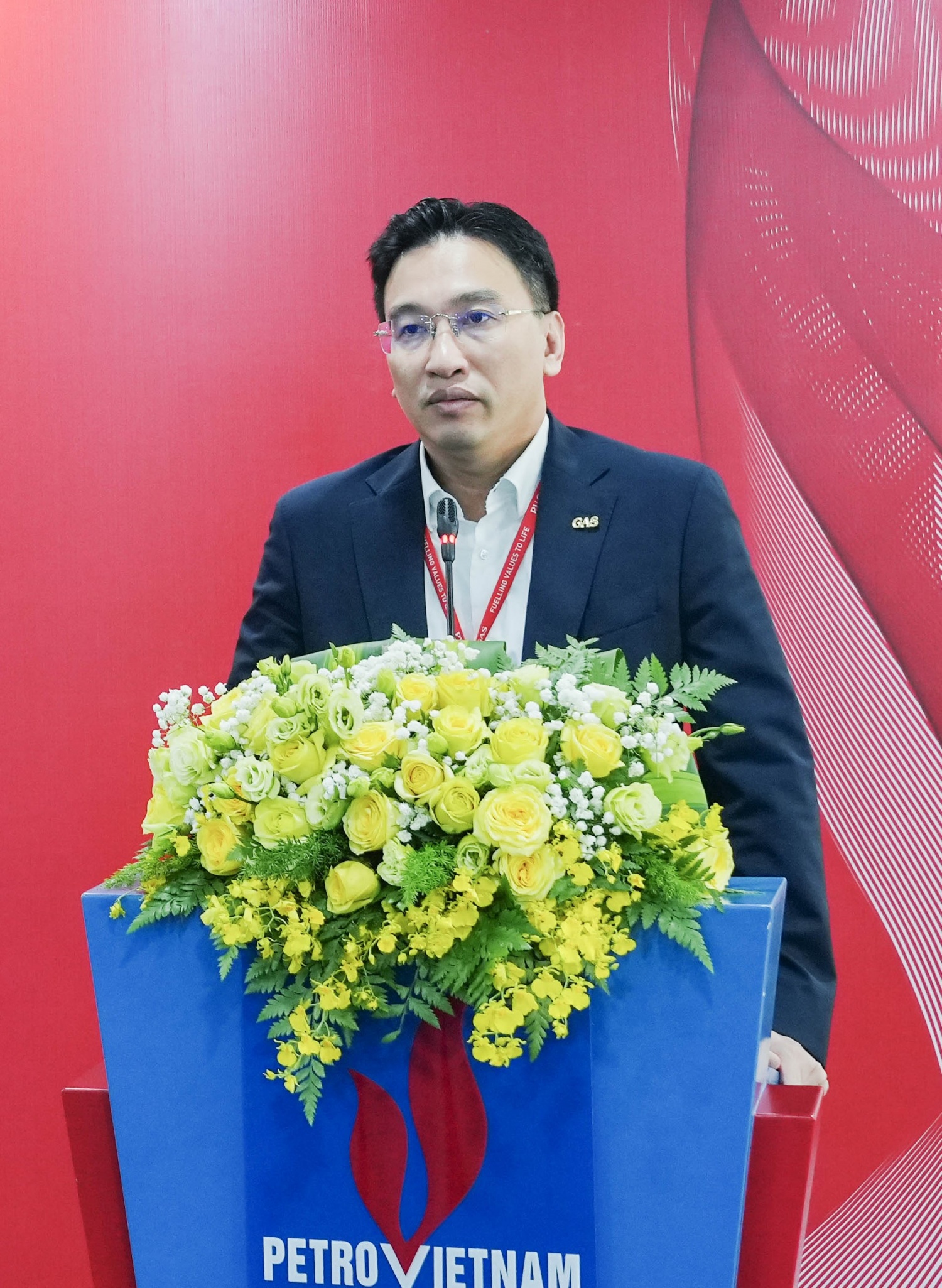 Chủ tịch HĐQT PV GAS Nguyễn Thanh Bình phát biểu