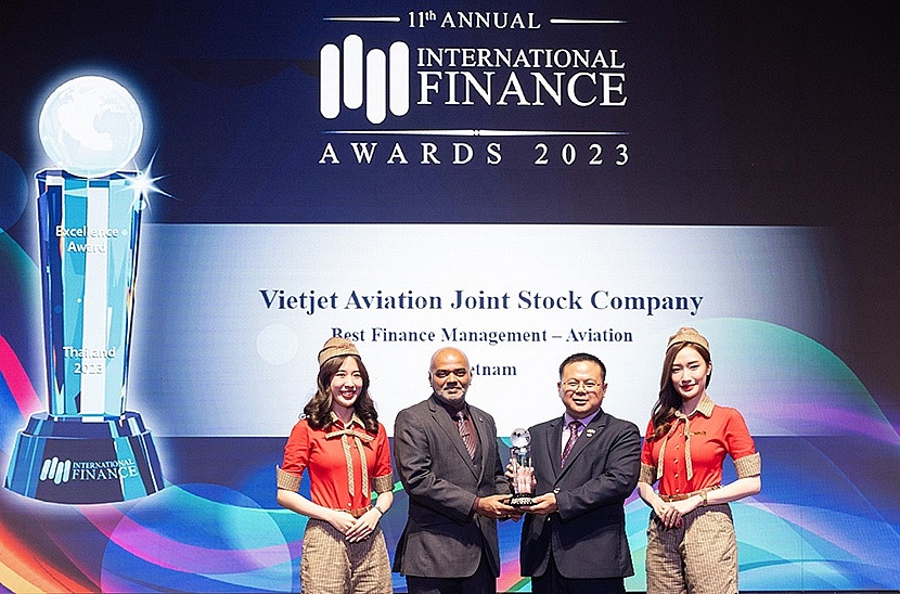 Tạp chí International Finance vinh danh Vietjet Air với loạt giải thưởng dẫn đầu về quản trị tài chính và hàng không