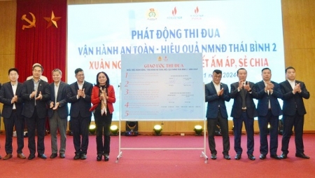 Phát động thi đua và tổ chức "Xuân nghĩa tình Dầu khí" tại Nhà máy Nhiệt điện Thái Bình 2