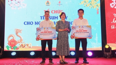 “Xuân nghĩa tình Dầu khí, tết ấm áp sẻ chia” 2024 tại DQS: Trang trọng, thiết thực, tiết kiệm