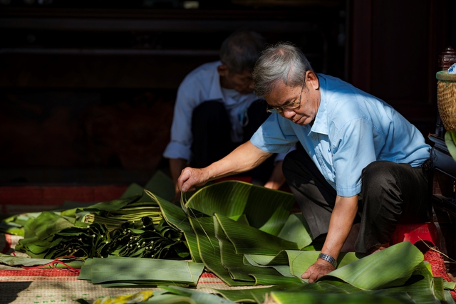 Đậm đà hương vị bánh chưng, bánh tét ngày Tết