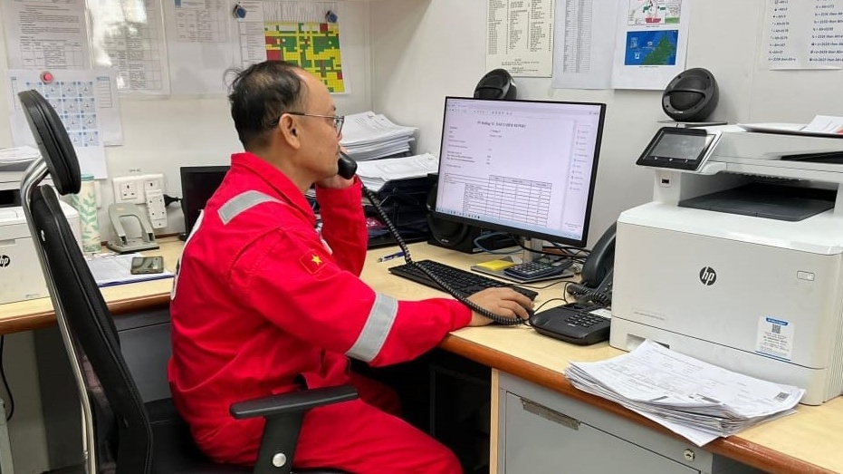 Giàn PV DRILLING VI đón Tết xa Tổ quốc