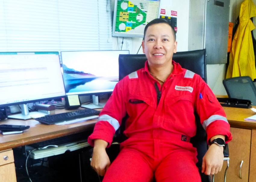 Trên giàn khoan PV DRILLING III nhớ Tết quê nhà