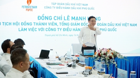 Chủ tịch HĐTV, Tổng Giám đốc Petrovietnam Lê Mạnh Hùng: Kiên quyết giữ mục tiêu dự án Lô B