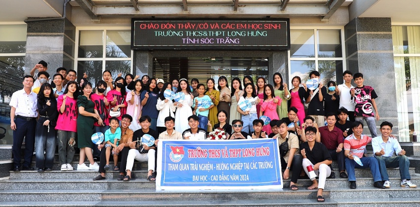 Học sinh THCS-THPT Long Hưng, tỉnh Sóc Trăng tham quan trải nghiệm thực tế tại PVU Học sinh THCS-THPT Long Hưng, tỉnh Sóc Trăng tham quan trải nghiệm thực tế tại PVU