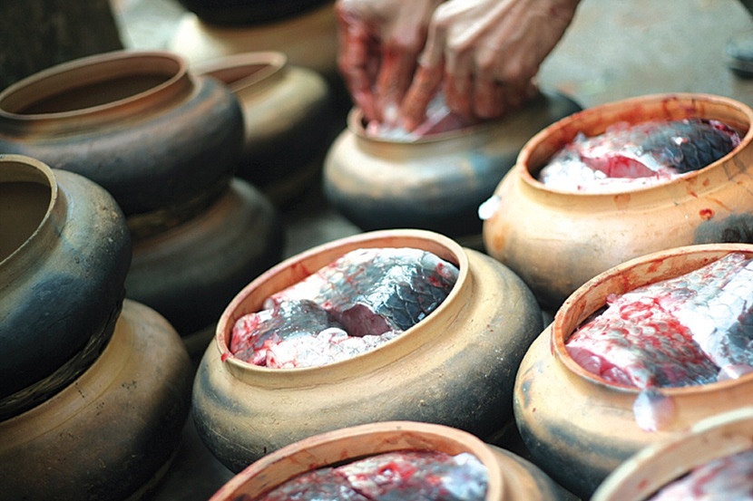 Vang danh cá kho làng Vũ Đại