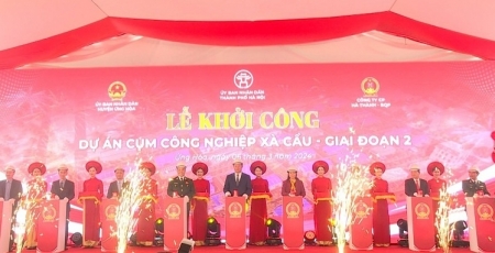 Hà Nội: Khởi công dự án Cụm công nghiệp Xà Cầu - Giai đoạn 2