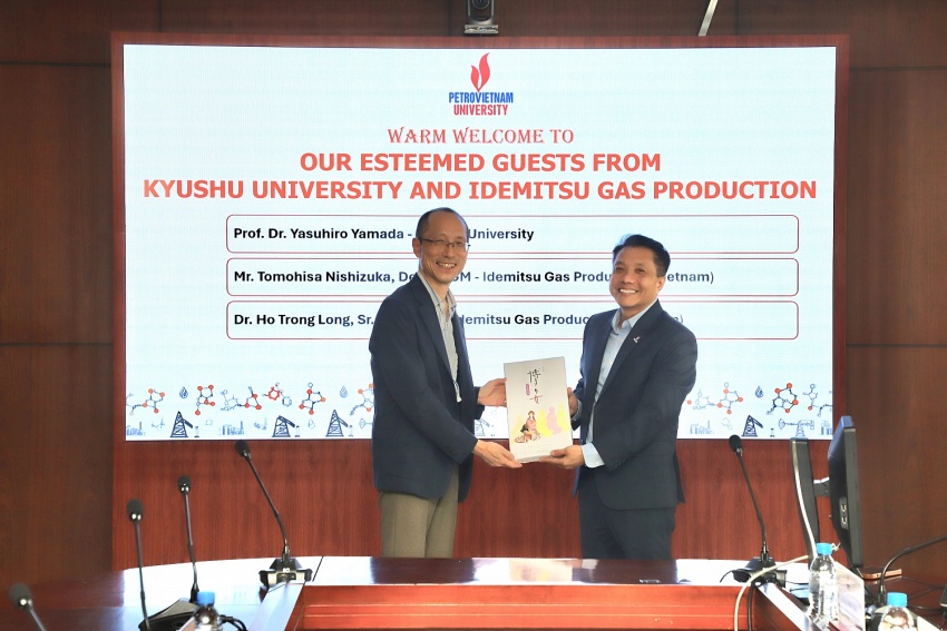 PVU trao đổi hợp tác với Đại học Kyushu và Idemitsu Gas Production (Vietnam)