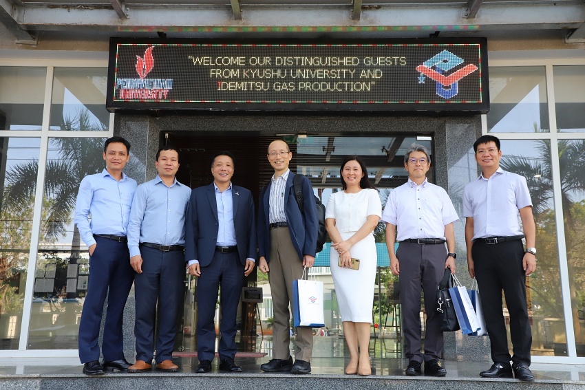 PVU trao đổi hợp tác với Đại học Kyushu và Idemitsu Gas Production (Vietnam)