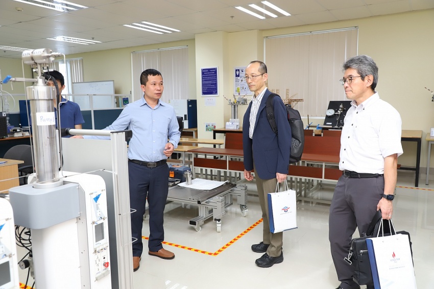 PVU trao đổi hợp tác với Đại học Kyushu và Idemitsu Gas Production (Vietnam)