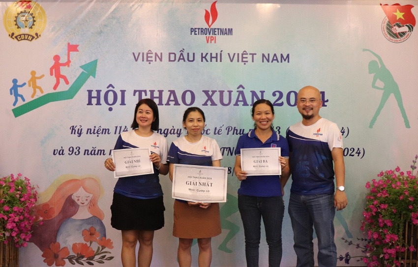 Sôi nổi Hội thao của Viện Dầu khí Việt Nam Sôi nổi Hội thao của Viện Dầu khí Việt Nam
