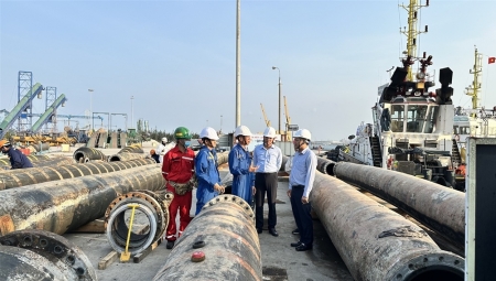Tổng Giám đốc BSR kiểm tra công tác bảo dưỡng phao rót dầu SPM