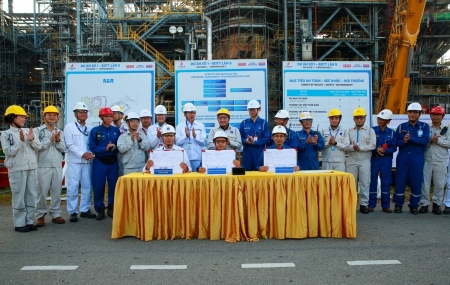 Bàn giao cụm phân xưởng RFCC cho nhà thầu để BDTT lần thứ 5