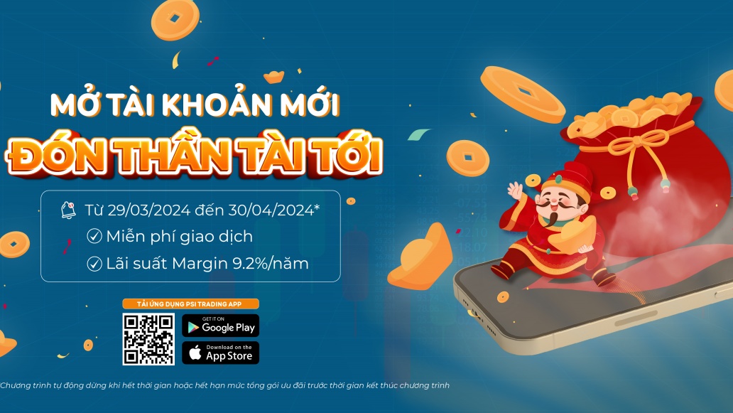 PSI triển khai chương trình “Mở tài khoản mới – Đón thần tài tới”