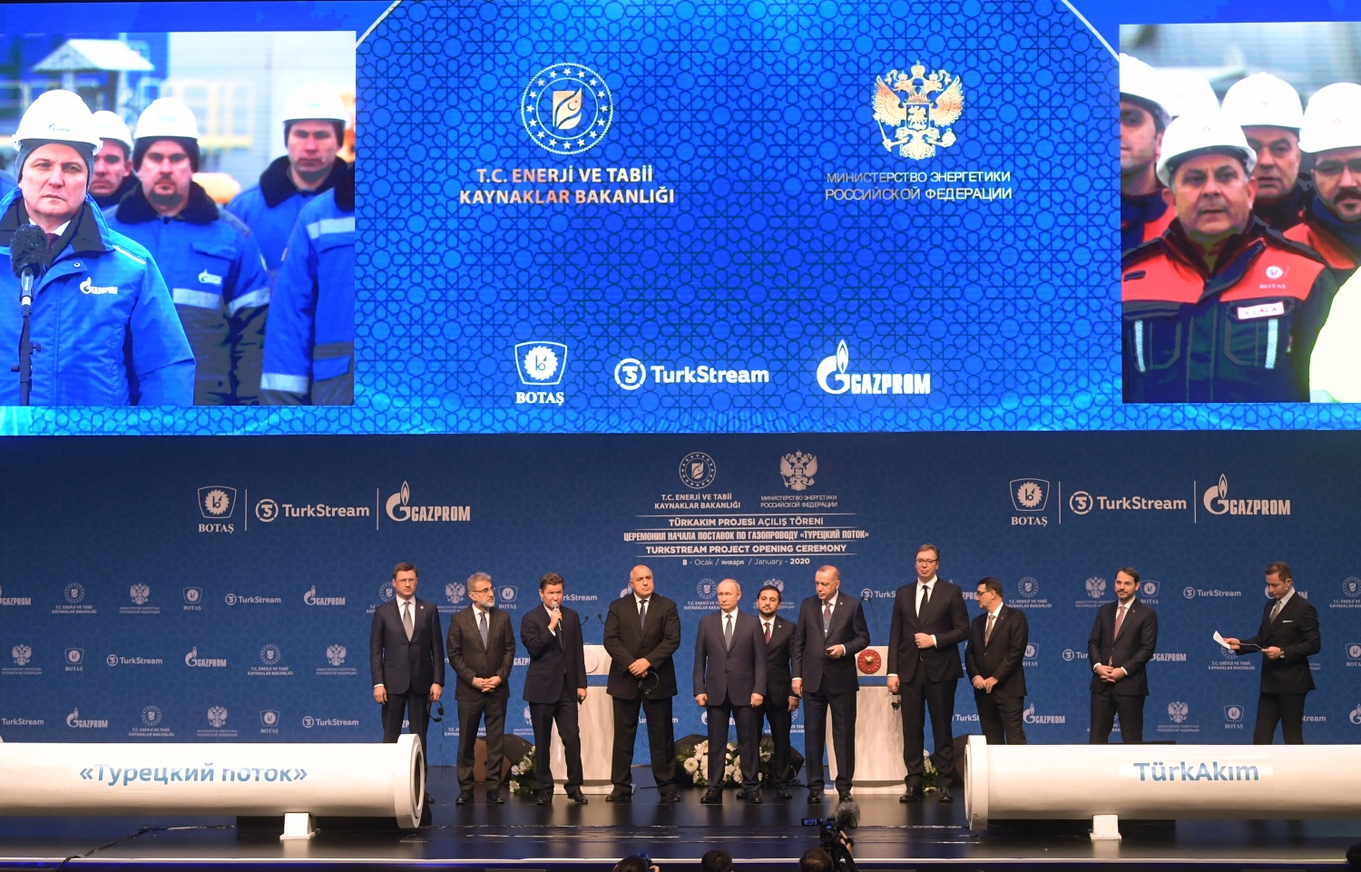 Gazprom - những dòng chảy xuyên lục địa