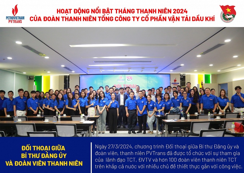 Sôi nổi các hoạt động Tháng Thanh niên của Tuổi trẻ PVTrans