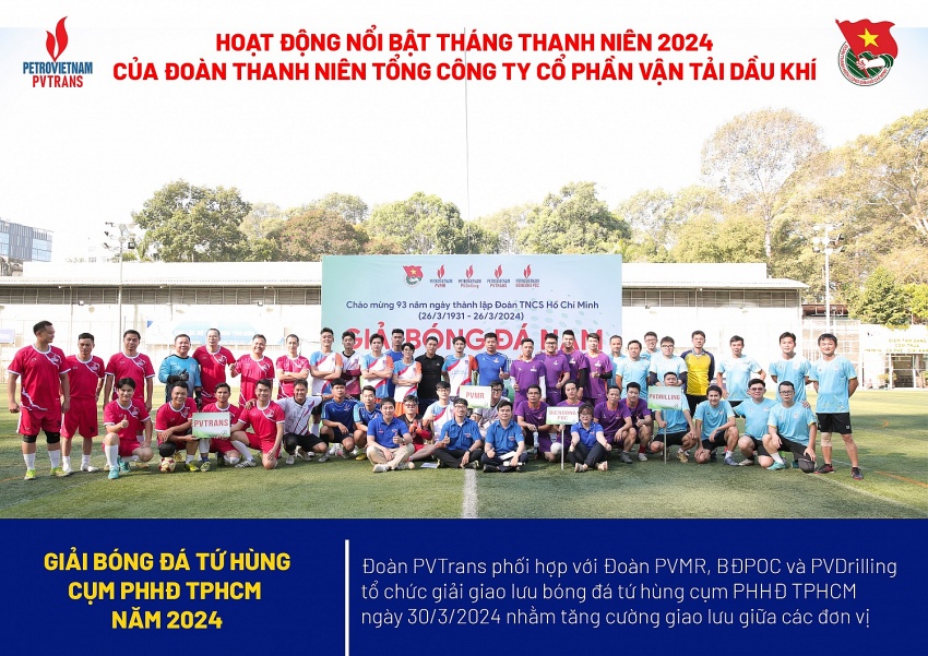 Sôi nổi các hoạt động Tháng Thanh niên của Tuổi trẻ PVTrans