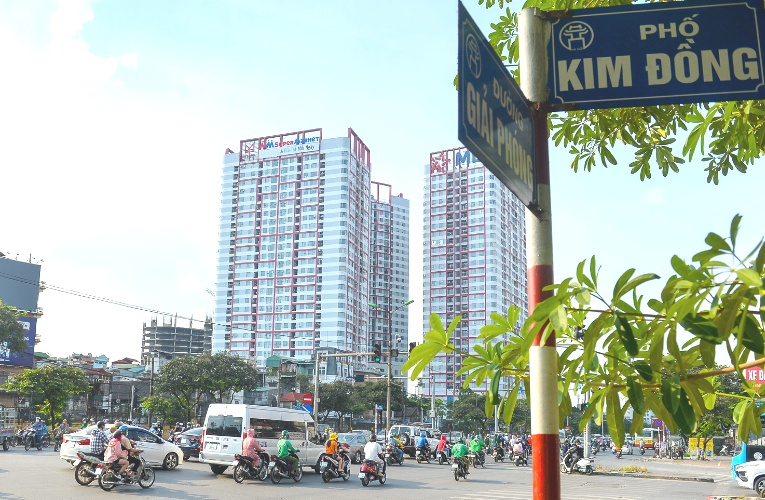 Hà Nội phân luồng giao thông phục vụ thi công hầm chui Kim Đồng