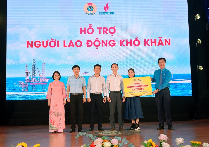 CĐ DKVN phát động Tháng Công nhân và tuyên dương người lao động Dầu khí tiêu biểu năm 2024 CĐ DKVN phát động Tháng Công nhân và tuyên dương người lao động Dầu khí tiêu biểu năm 2024