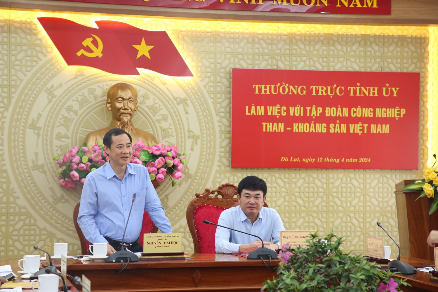 TKV làm việc cùng Tỉnh ủy Lâm Đồng về tăng cường đầu tư, sản xuất