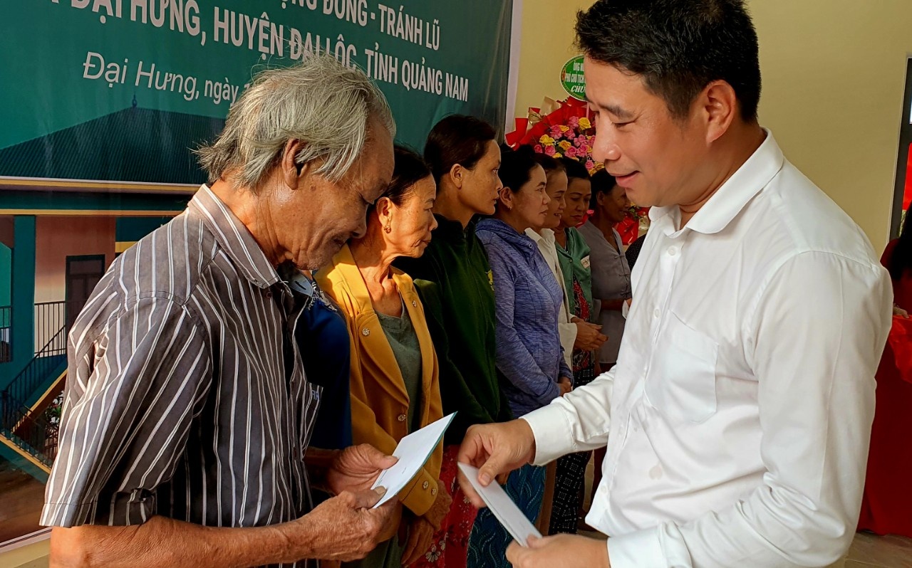 BIDV khánh thành nhà văn hóa cộng đồng tránh lũ tại Quảng Nam