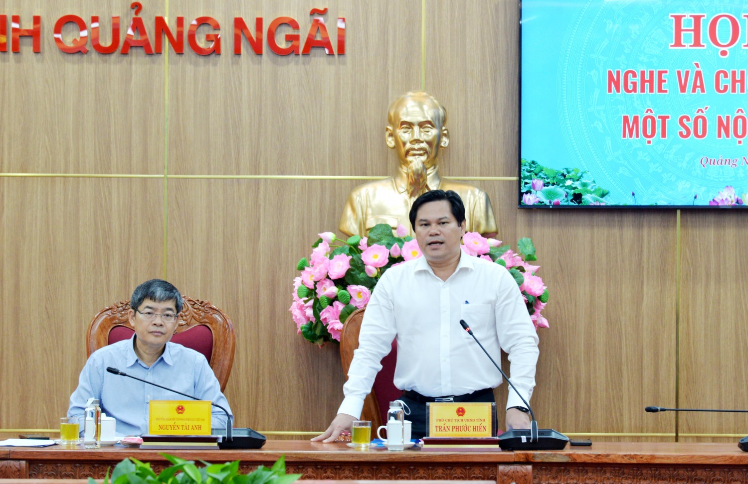 Giải quyết vướng mắc trong giải phóng mặt bằng dự án Trung tâm Điện khí miền Trung – Địa điểm Trung tâm Điện lực Dung Quất