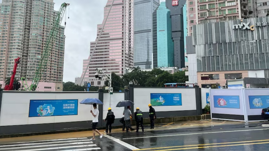 Trung Quốc đang sụt lún nhiều so với mực nước biển