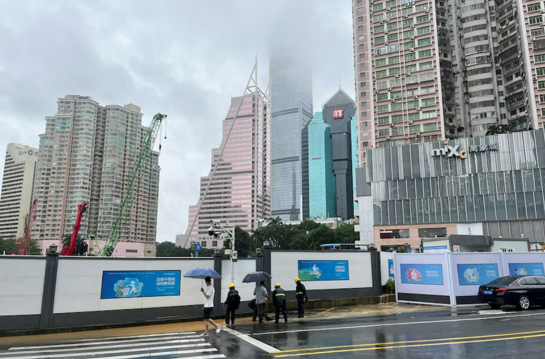 Trung Quốc đang sụt lún nhiều so với mực nước biển