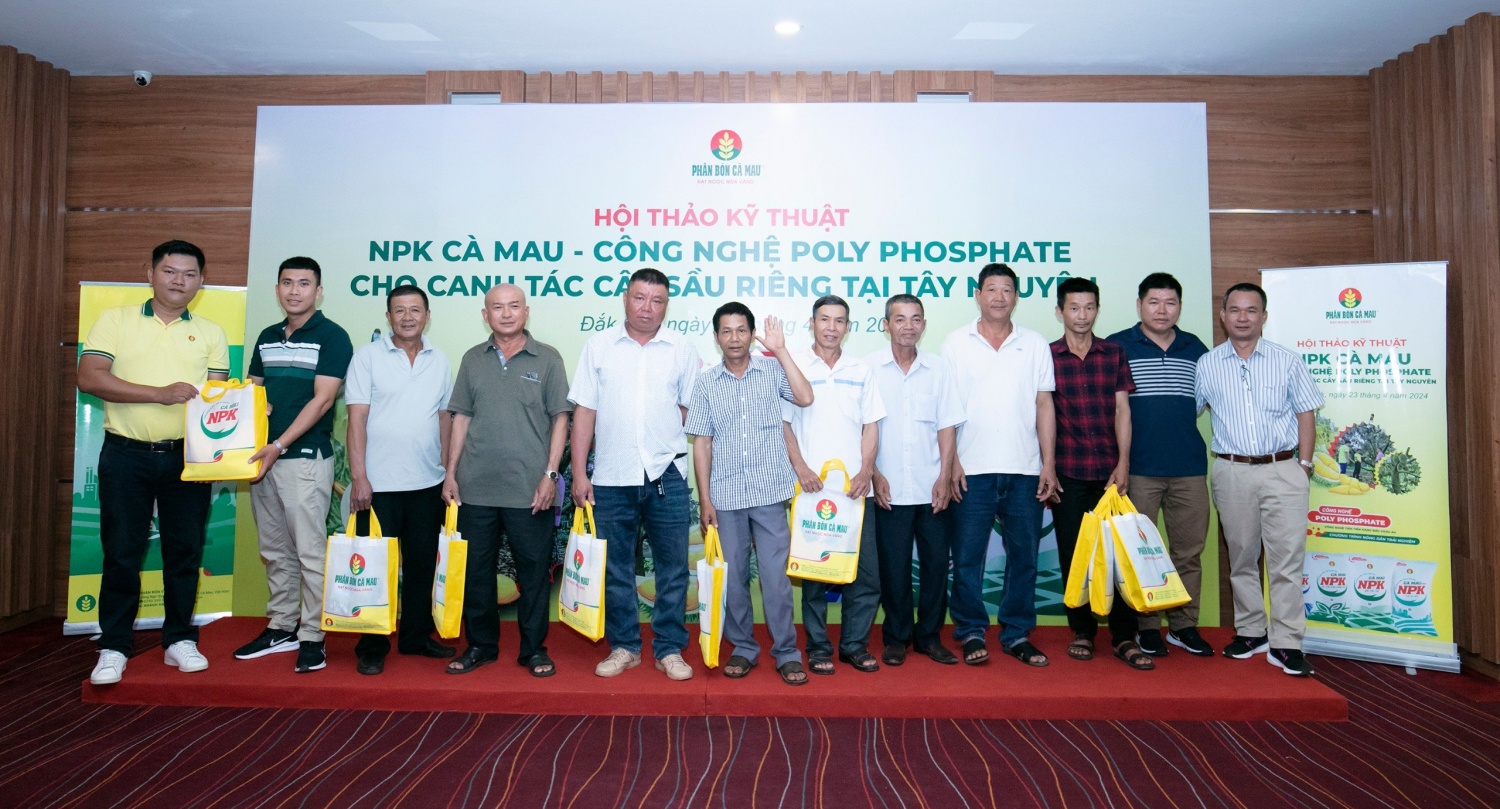 NPK Cà Mau công nghệ polyphosphate mang lại hiệu quả sâu, bền vững cho cây sầu riêng Tây Nguyên