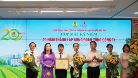 Công đoàn PVFCCo tổ chức lễ kỷ niệm 20 năm đồng hành phát triển
