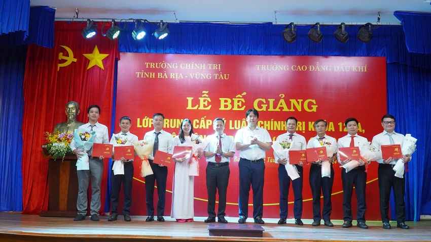 Bế giảng và trao bằng tốt nghiệp Lớp Trung cấp Lý luận Chính trị K123A khóa học 2023-2024 Bế giảng và trao bằng tốt nghiệp lớp Trung cấp Lý luận chính trị K123A, khóa học 2023-2024