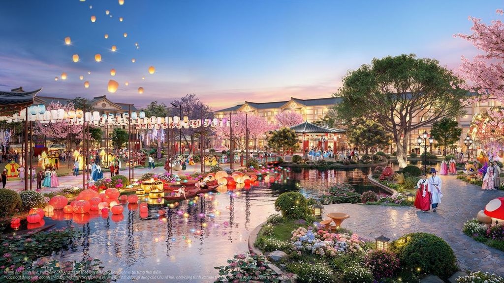 Công viên văn hóa Hàn Quốc K-Park và Quảng trường châu Âu Royal Square lần lượt khai trương kỹ thuật ngày 26/4 và 27/4 