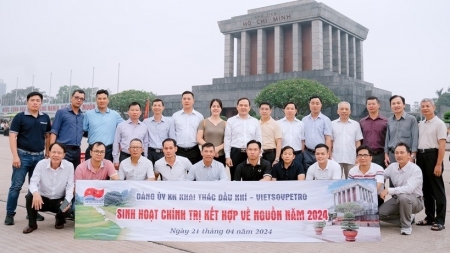 Đảng ủy Xí nghiệp Khai thác Dầu khí và “Hành trình về nguồn năm 2024”