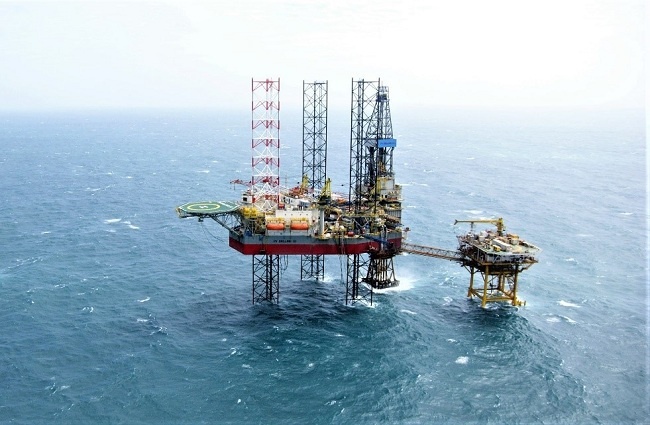 Giàn khoan biển tự nâng PV DRILLING III hiện đang khoan tại vùng biển Malaysia.