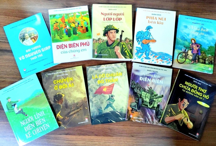 Giới thiệu 17 ấn phẩm đặc sắc về chiến thắng Điện Biên Phủ