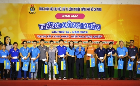 Hơn 2 tỷ đồng chăm lo cho người lao động trong ngày khai mạc Tháng Công nhân