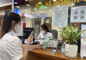 Hà Nội: Tất cả bộ phận một cửa thu phí không dùng tiền mặt từ 1/6