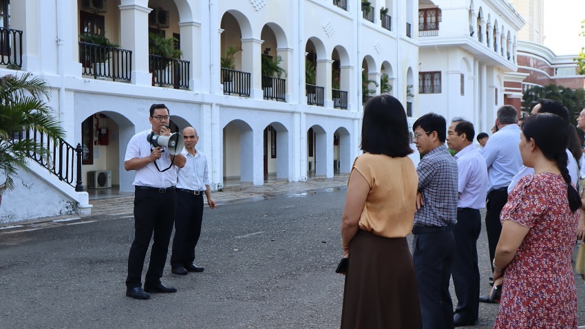 Ông Nguyễn Thanh Phong – Phó giám đốc XN Khí phát biểu tại buổi thực tập