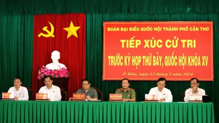 Thủ tướng Phạm Minh Chính thông tin tới cử tri về tiến độ chuỗi dự án Lô B - Ô Môn