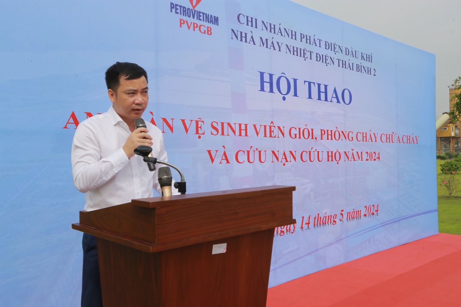 Nhiệt điện Thái Bình 2 tổ chức Hội thao phòng cháy chữa cháy, cứu hộ cứu nạn năm 2004 Nhiệt điện Thái Bình 2 tổ chức Hội thao phòng cháy chữa cháy, cứu hộ cứu nạn năm 2004
