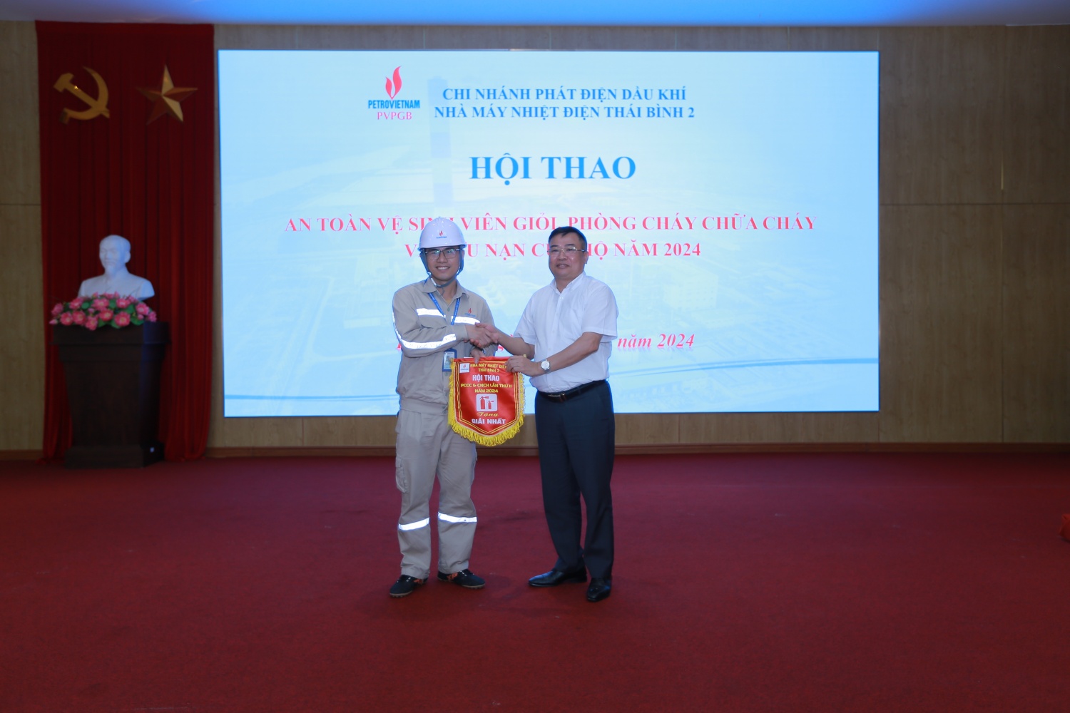 NMNĐ Thái Bình 2 tổ chức Hội thao phòng cháy chữa cháy, cứu hộ cứu nạn năm 2024 NMNĐ Thái Bình 2 tổ chức Hội thao phòng cháy chữa cháy, cứu hộ cứu nạn năm 2024