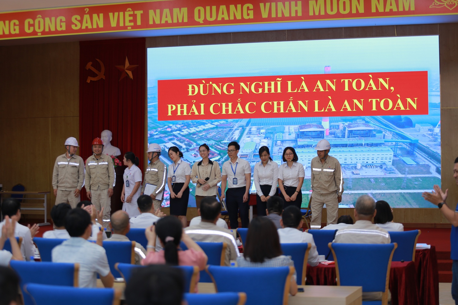 Nhà máy Nhiệt điện Thái Bình 2 tổ chức Hội thi an toàn vệ sinh viên giỏi Nhà máy Nhiệt điện Thái Bình 2 tổ chức Hội thi an toàn vệ sinh viên giỏi