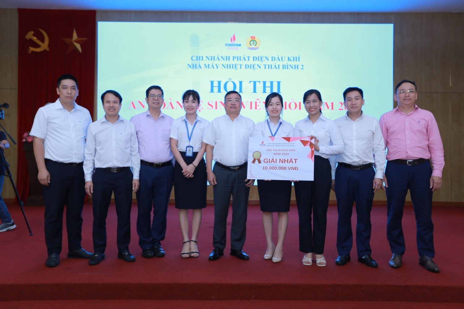 Nhà máy Nhiệt điện Thái Bình 2 tổ chức Hội thi an toàn vệ sinh viên giỏi Nhà máy Nhiệt điện Thái Bình 2 tổ chức Hội thi an toàn vệ sinh viên giỏi