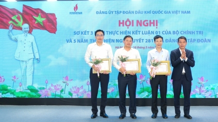 PV GAS được tuyên dương trong học tập theo gương Bác và công tác truyền thông và văn hóa doanh nghiệp giai đoạn 2019-2024